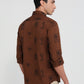 Parx Brown Casual Shirt
