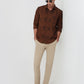 Parx Brown Casual Shirt