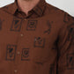 Parx Brown Casual Shirt