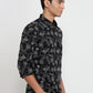 Parx Black Casual Shirt