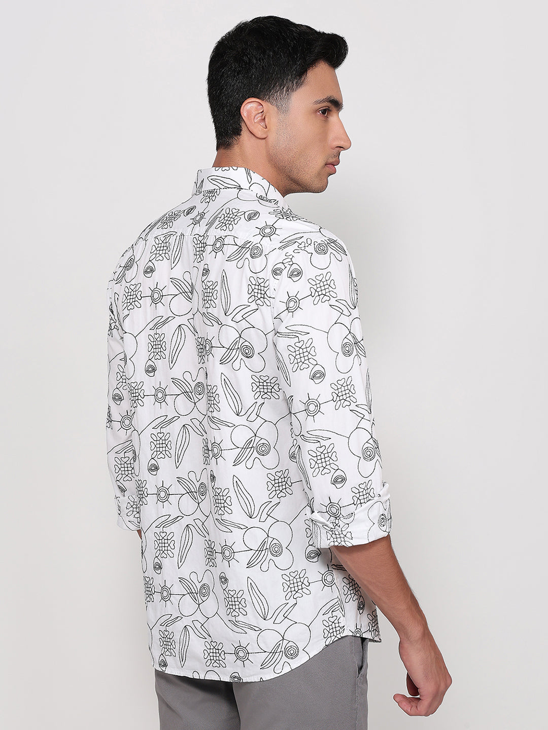 Parx White Casual Shirt