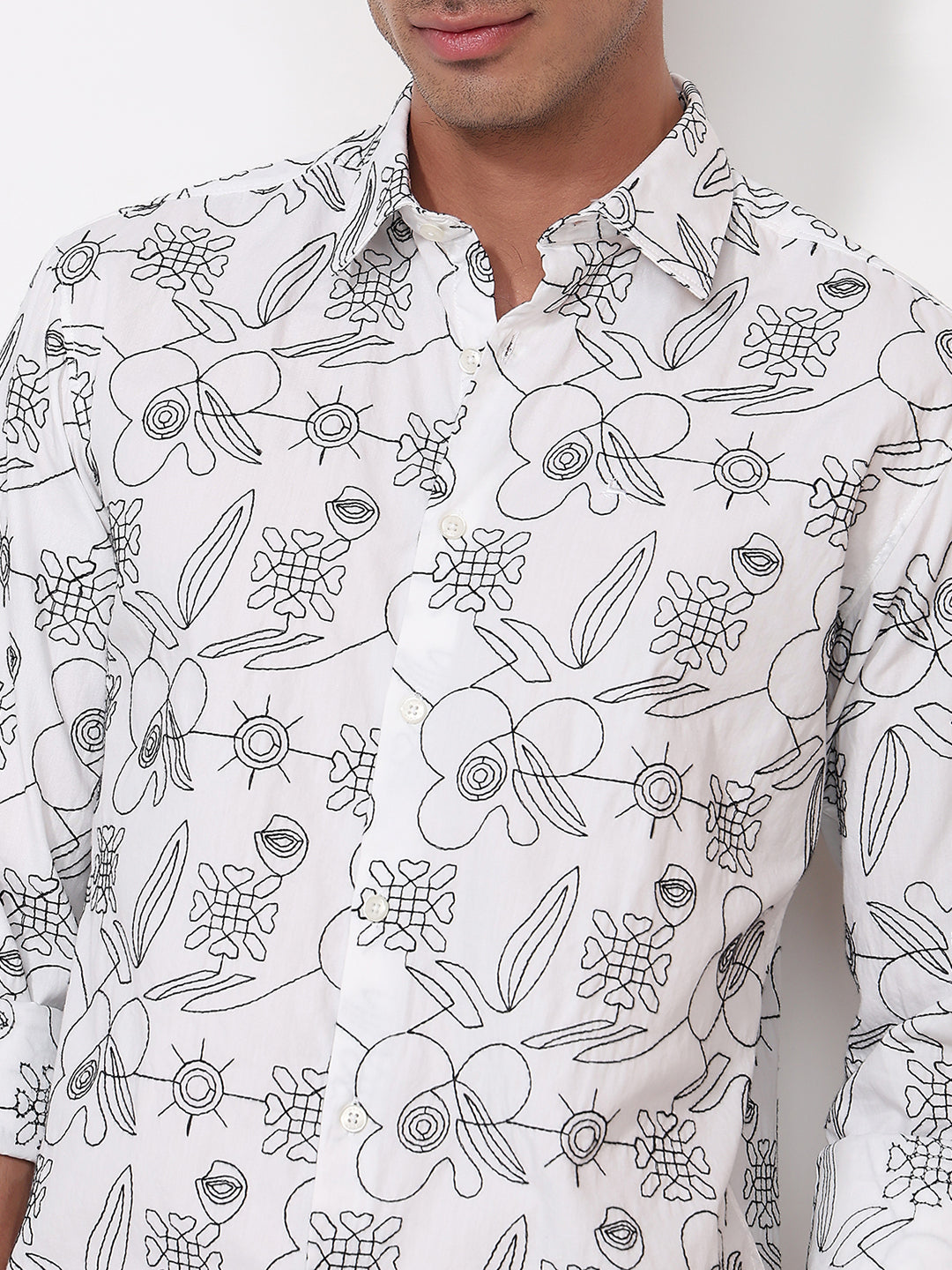 Parx White Casual Shirt