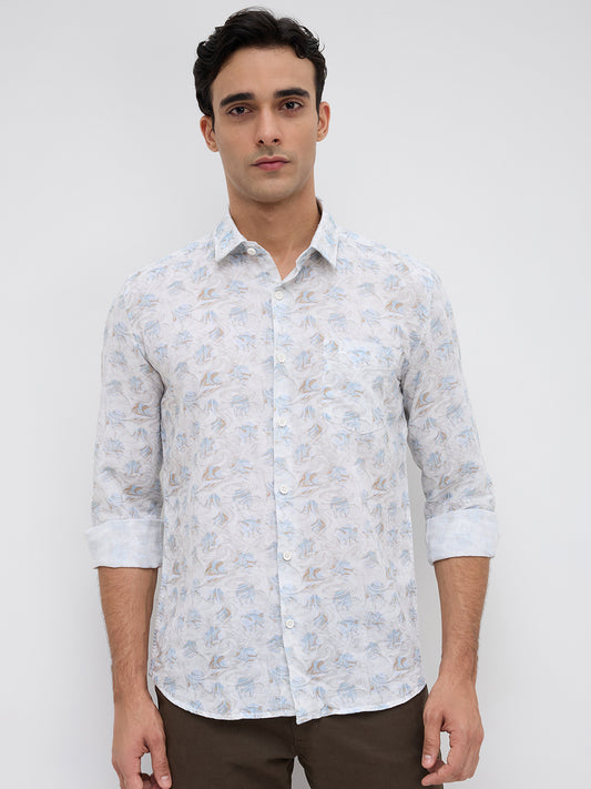 Parx Grey Casual Shirt