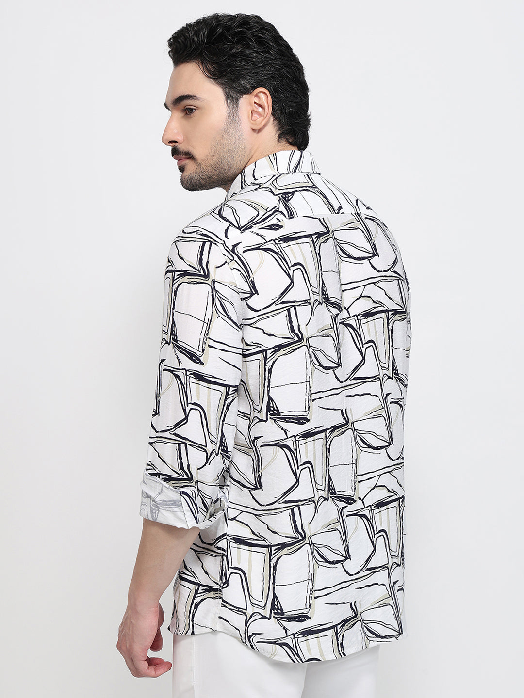Parx White Casual Shirt