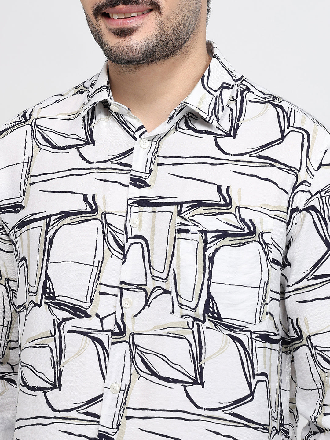 Parx White Casual Shirt