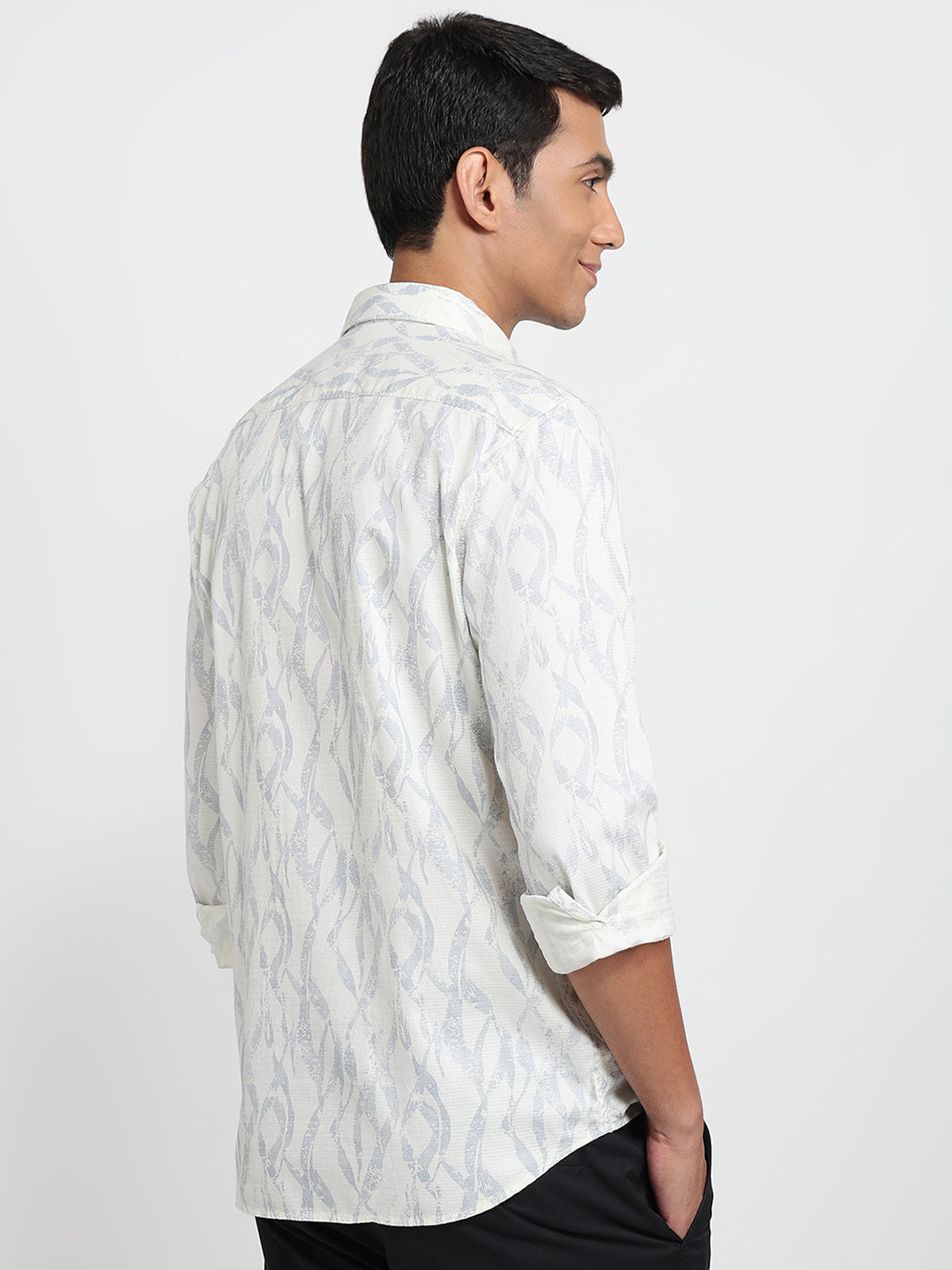 Parx Grey Casual Shirt