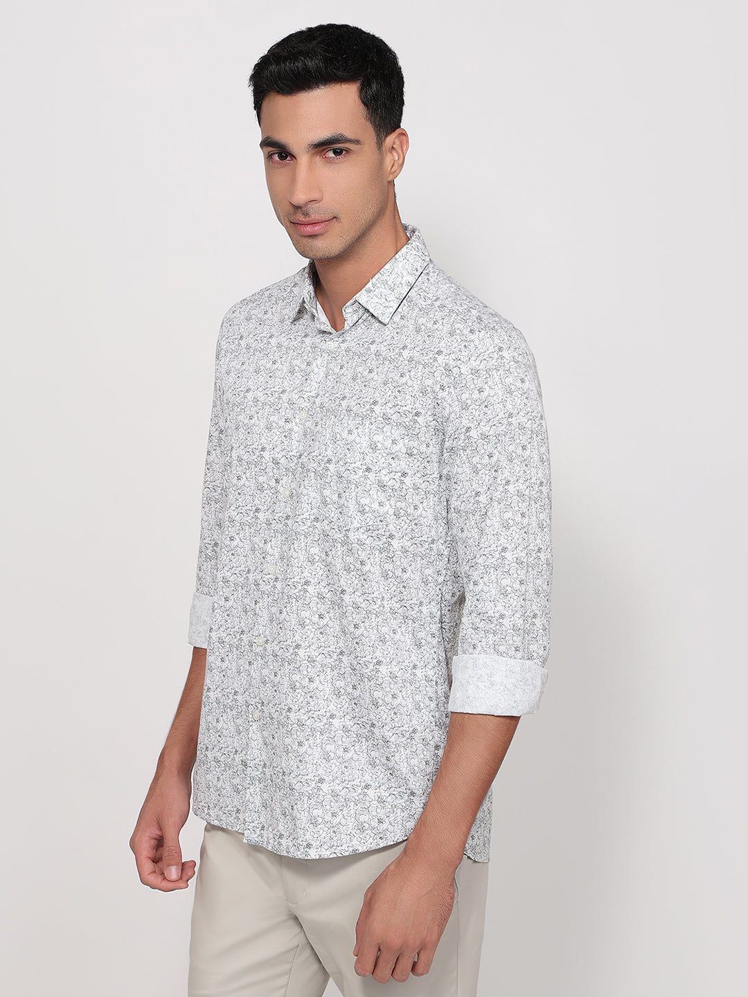 Parx Grey Casual Shirt