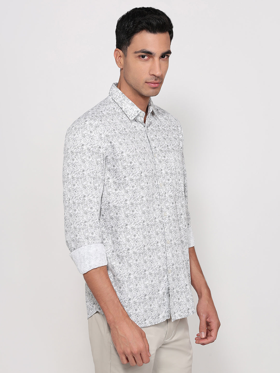 Parx Grey Casual Shirt
