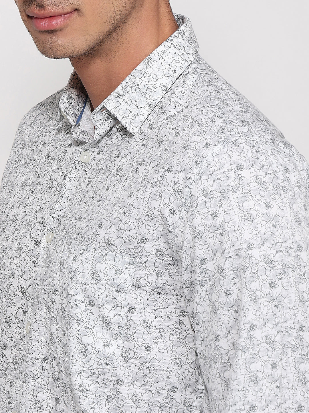 Parx Grey Casual Shirt