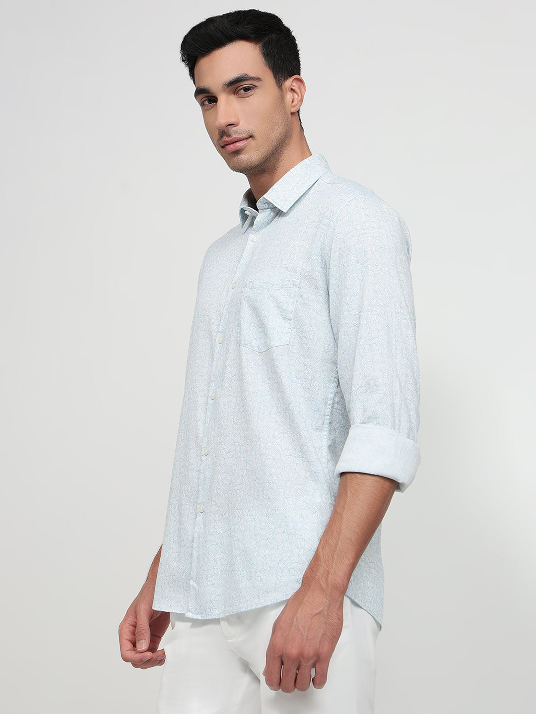 Parx Grey Casual Shirt