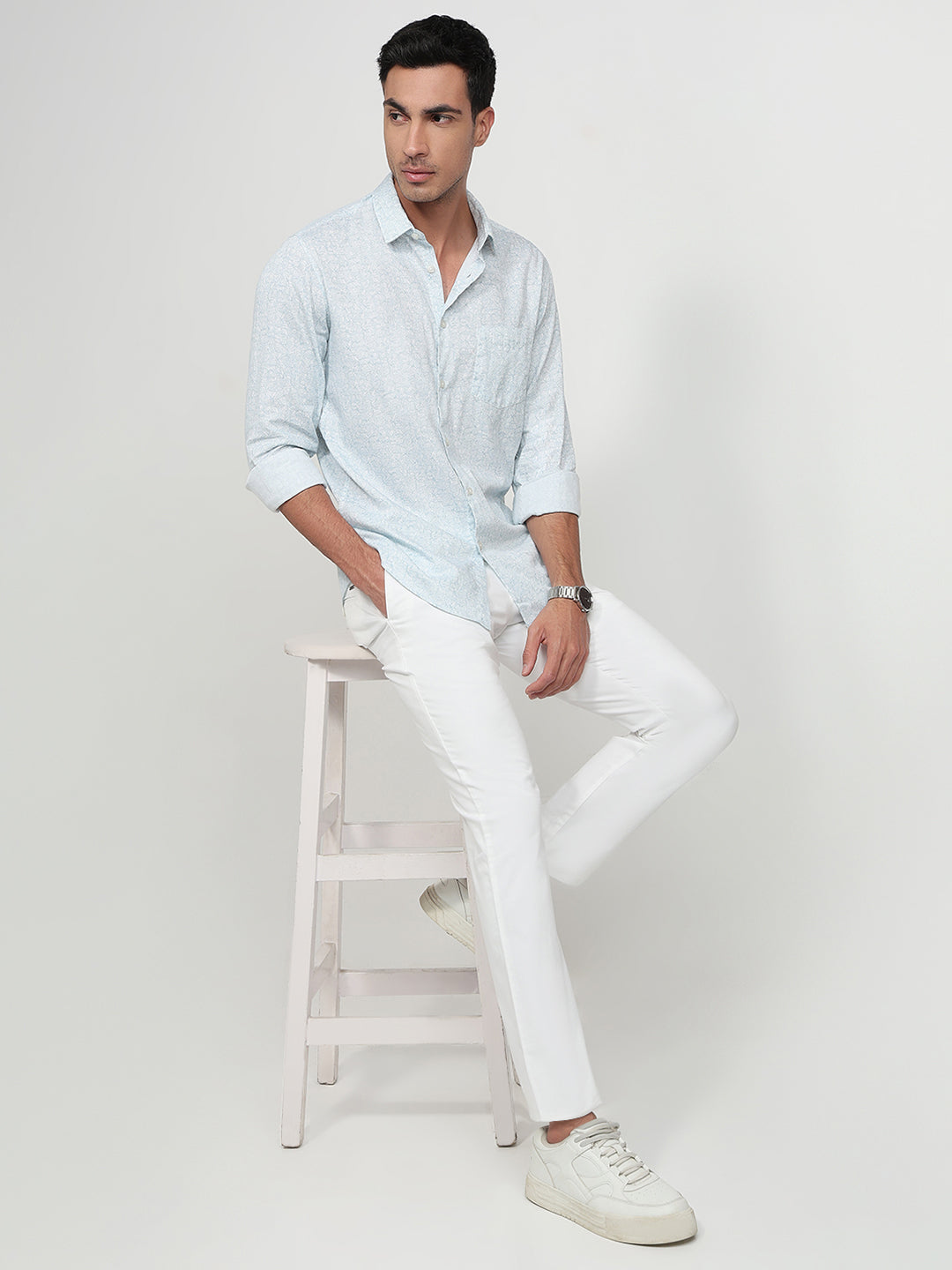 Parx Grey Casual Shirt