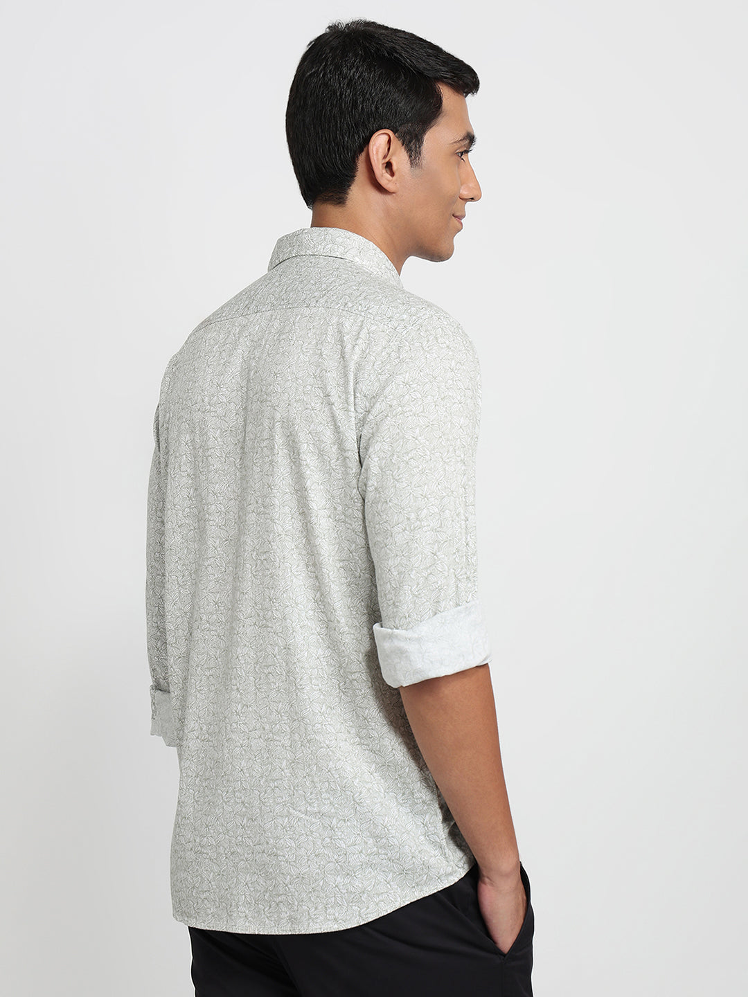 Parx Green Casual Shirt