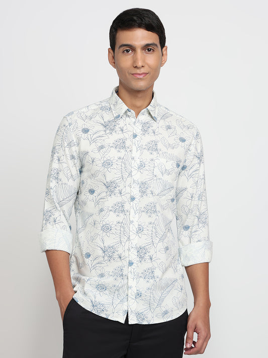 Parx White Casual Shirt