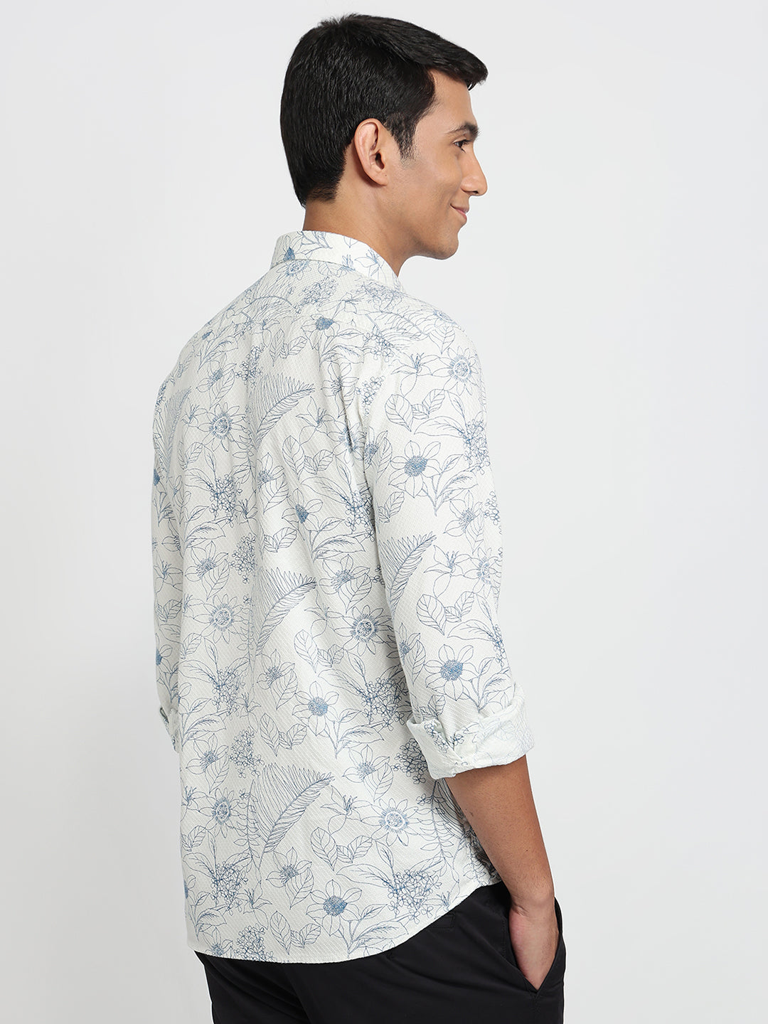 Parx White Casual Shirt