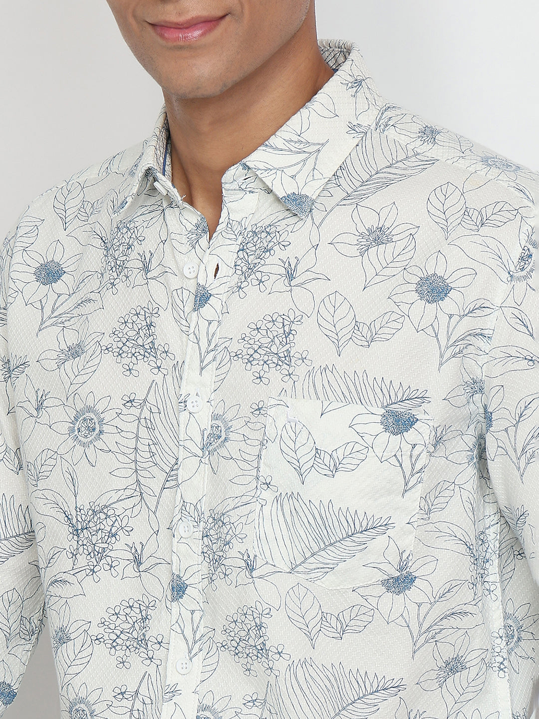 Parx White Casual Shirt