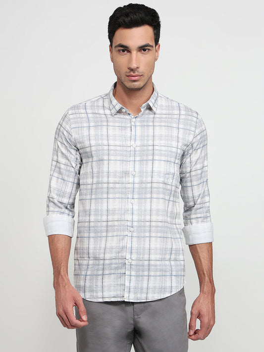 Parx Grey Casual Shirt