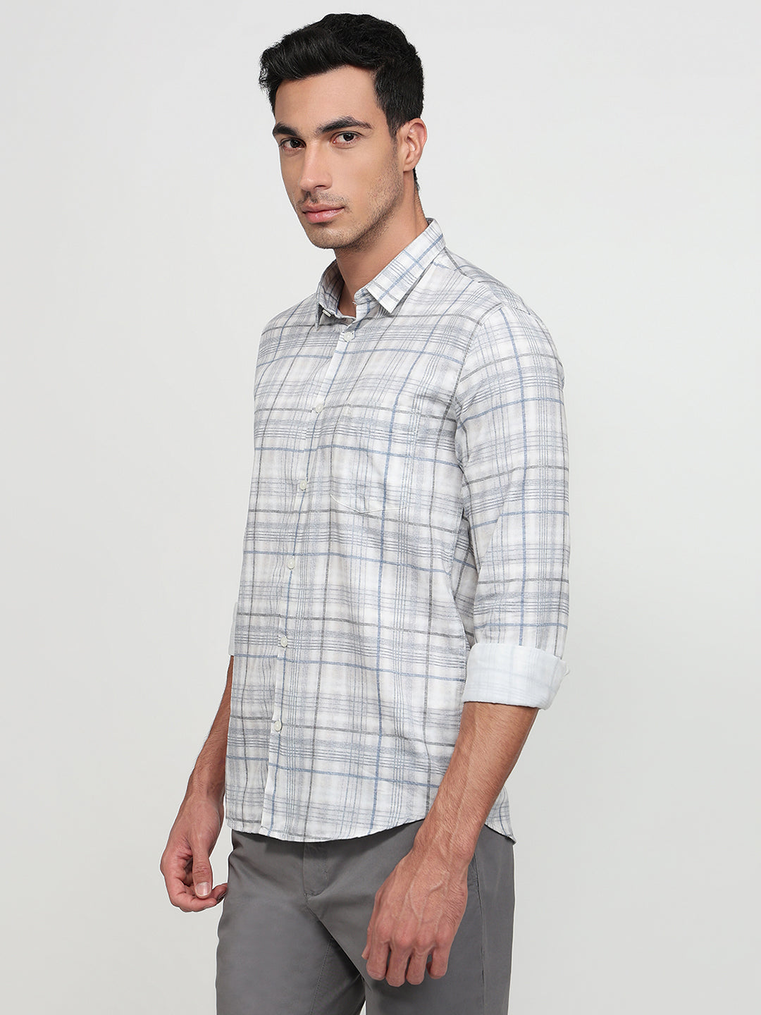 Parx Grey Casual Shirt