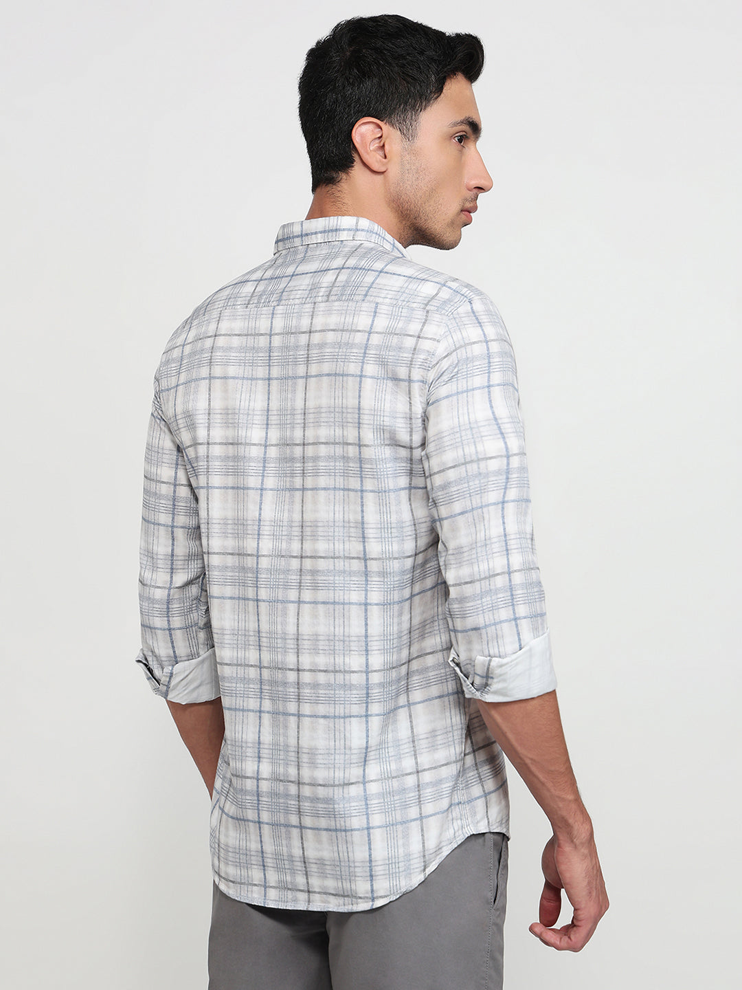 Parx Grey Casual Shirt