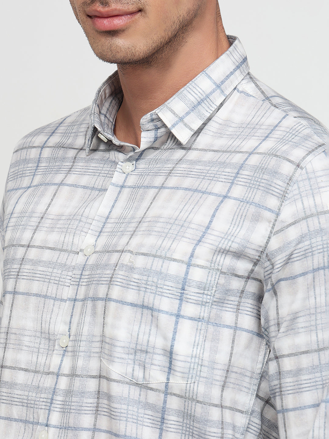 Parx Grey Casual Shirt
