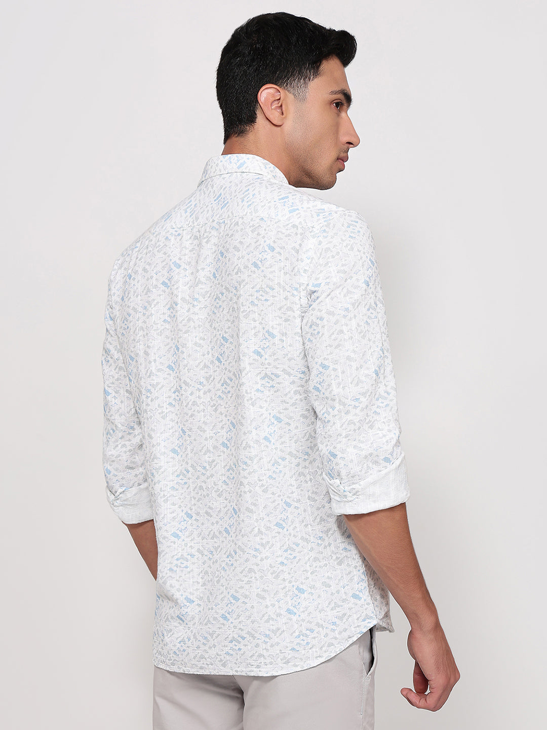 Parx Blue Casual Shirt