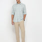 Parx Green Casual Shirt