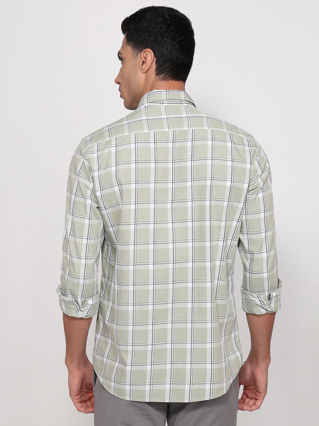 Parx Green Casual Shirt