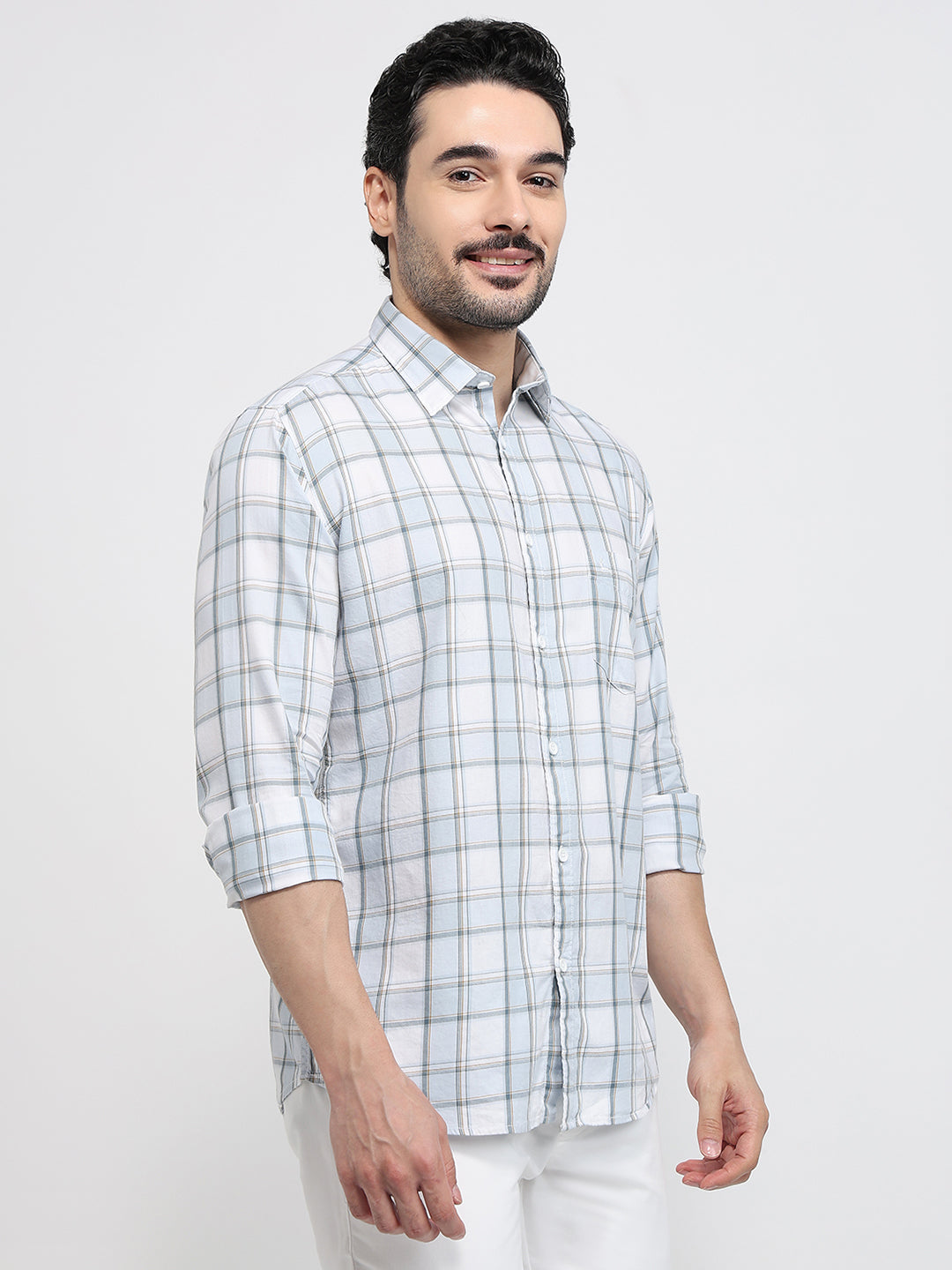 Parx Grey Casual Shirt