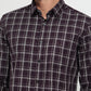 Parx Maroon Casual Shirt