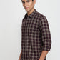 Parx Maroon Casual Shirt