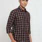 Parx Maroon Casual Shirt