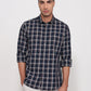 Parx Blue Casual Shirt