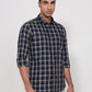 Parx Blue Casual Shirt