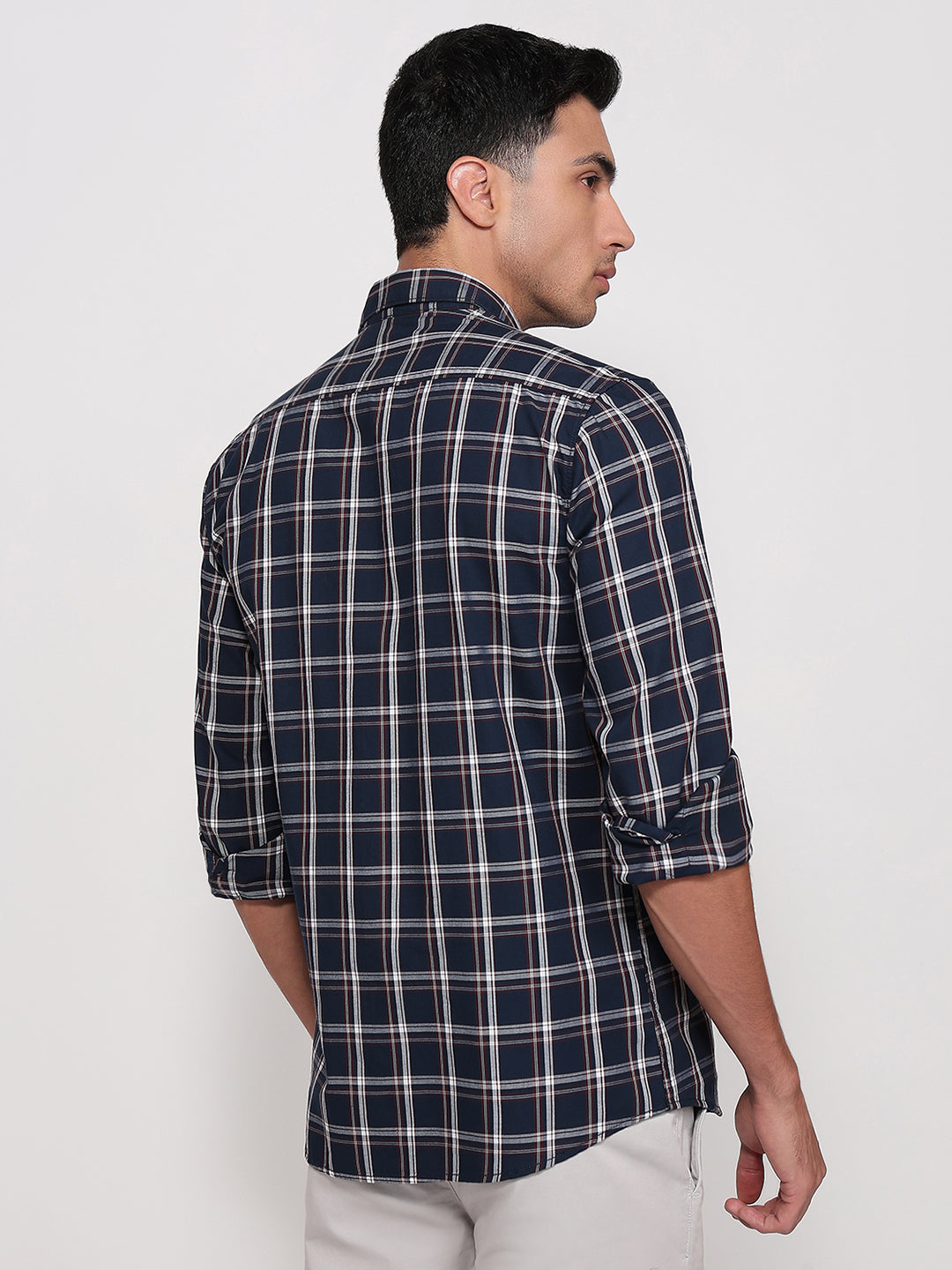 Parx Blue Casual Shirt