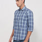Parx Blue Casual Shirt
