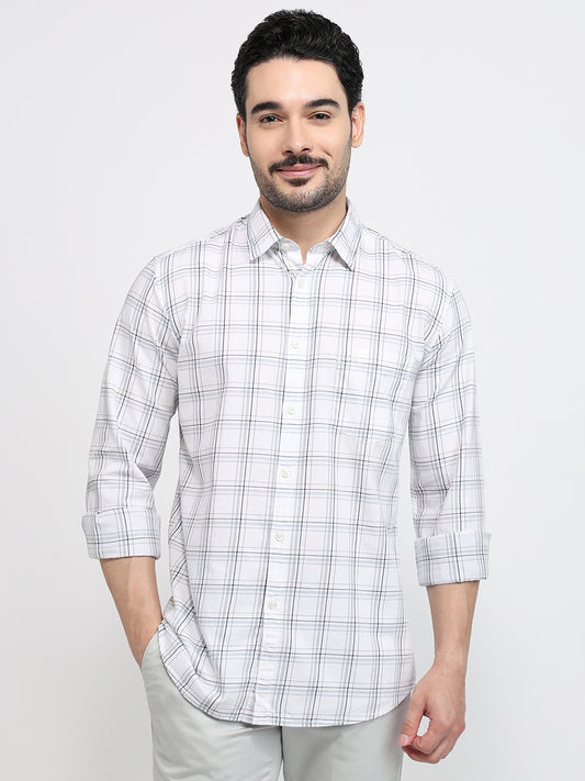 Parx White Casual Shirt