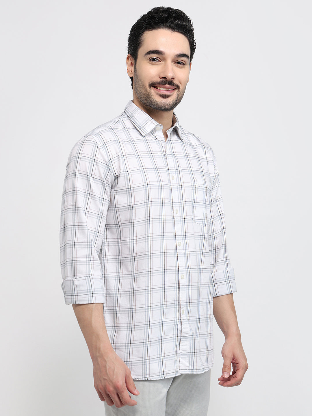 Parx White Casual Shirt