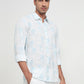 Parx Blue Casual Shirt