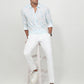 Parx Blue Casual Shirt