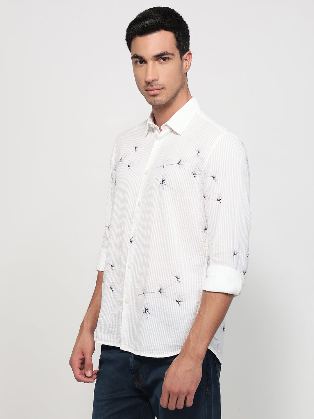Parx White Casual Shirt