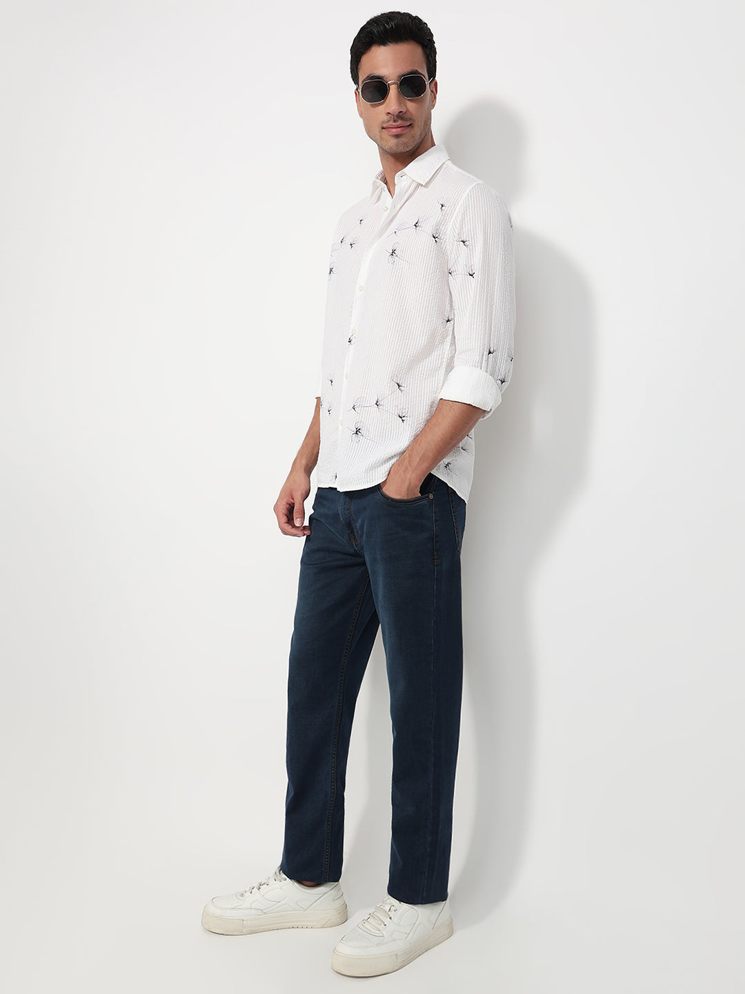 Parx White Casual Shirt