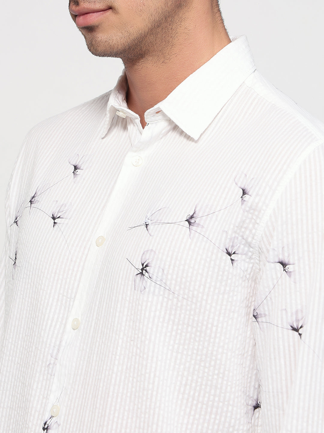 Parx White Casual Shirt