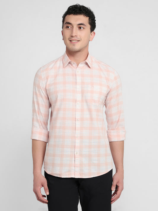 Parx Orange Casual Shirt