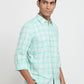 Parx Green Casual Shirt