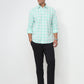 Parx Green Casual Shirt