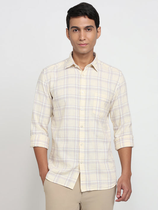 Parx Yellow Casual Shirt