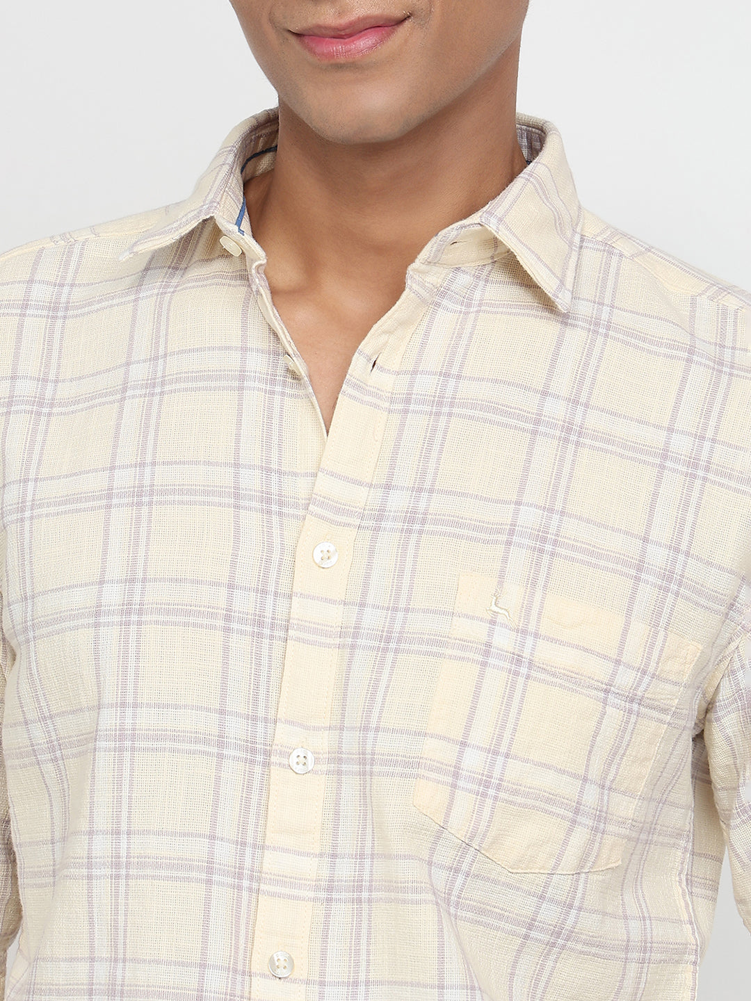 Parx Yellow Casual Shirt