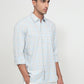 Parx Blue Casual Shirt