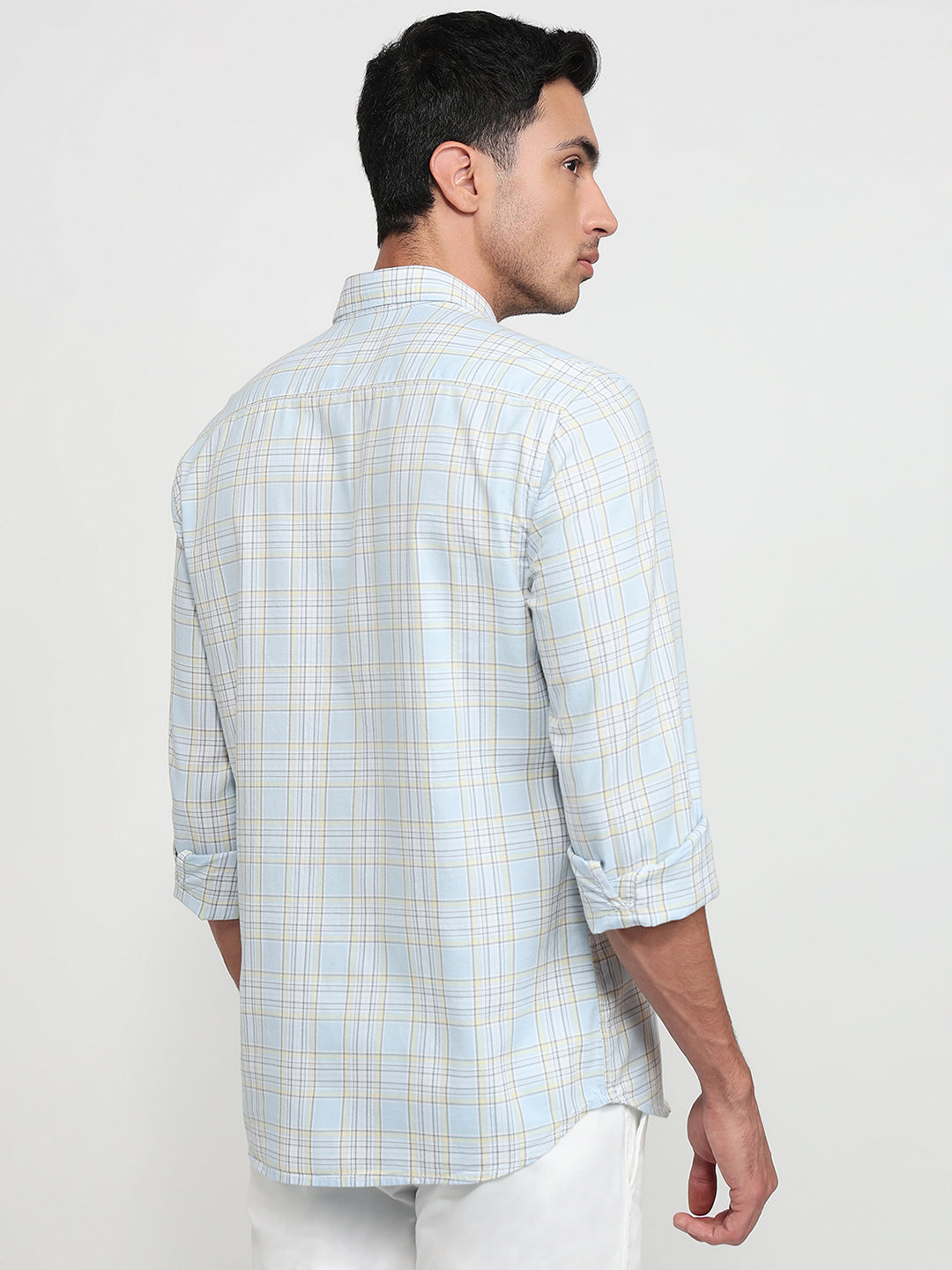 Parx Blue Casual Shirt