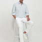 Parx Blue Casual Shirt