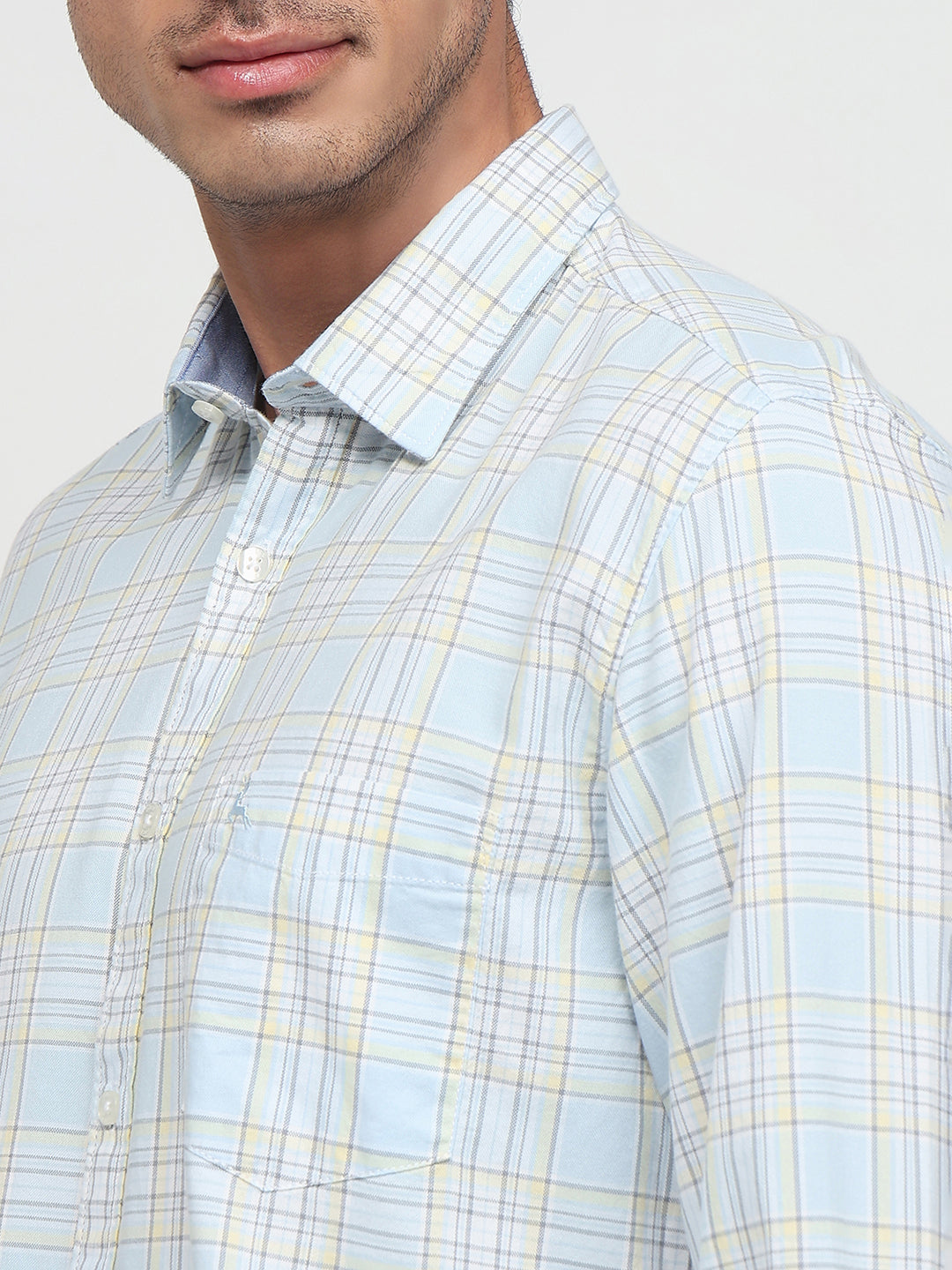 Parx Blue Casual Shirt